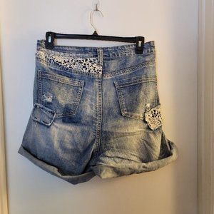 Denim shorts
